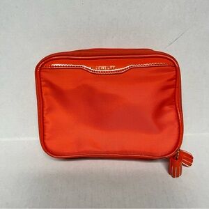 Kate Landry Orange jewelry storage travel organizer vanity bag gift accessory